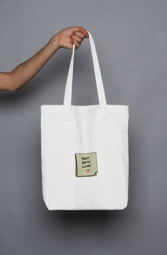 "Sent With Love" Tote Bag