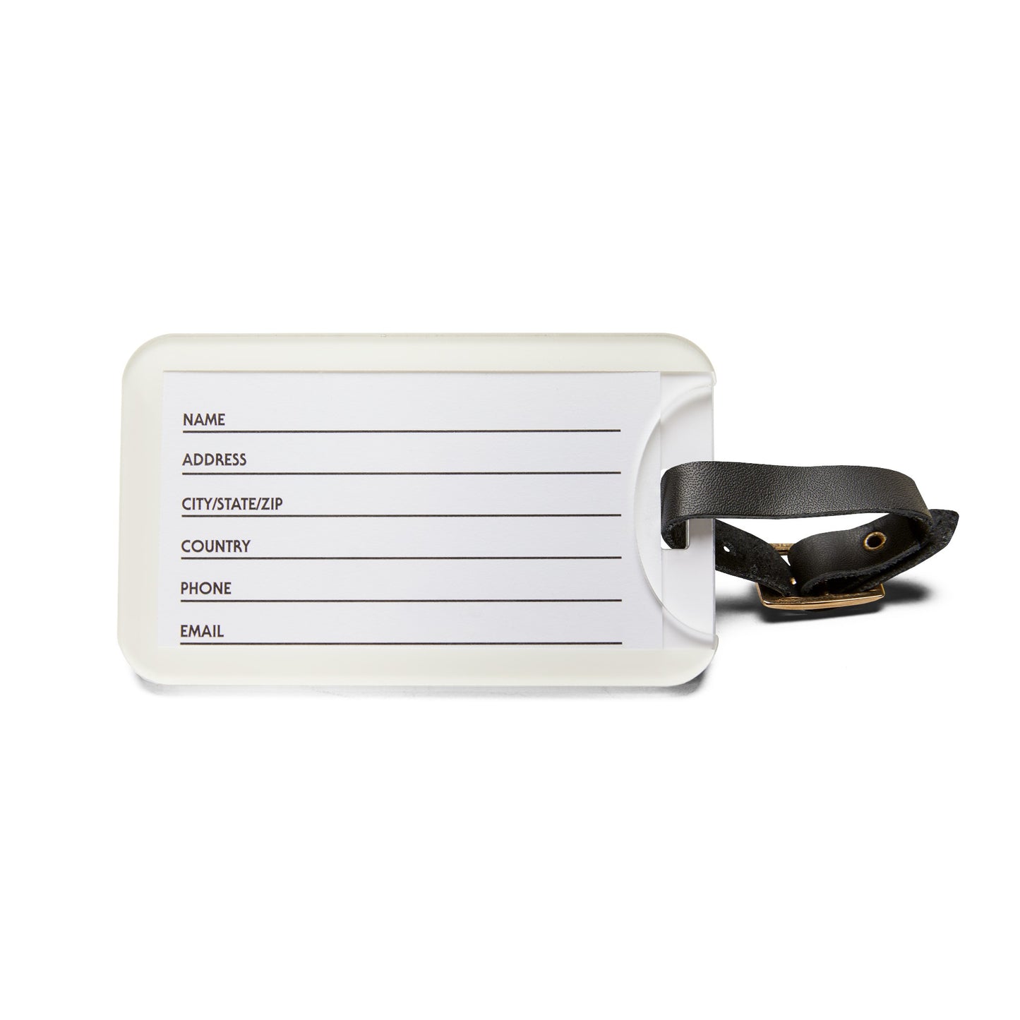 EPLS Leather Luggage Tag