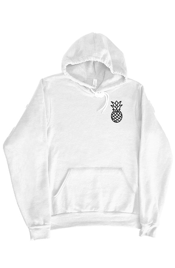 Black on White Hoodie