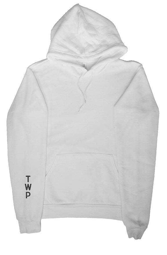 Black on White Hoodie