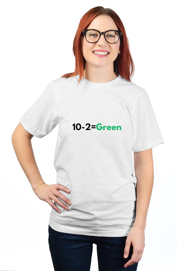 "10-2=Green" - Unisex T-Shirt